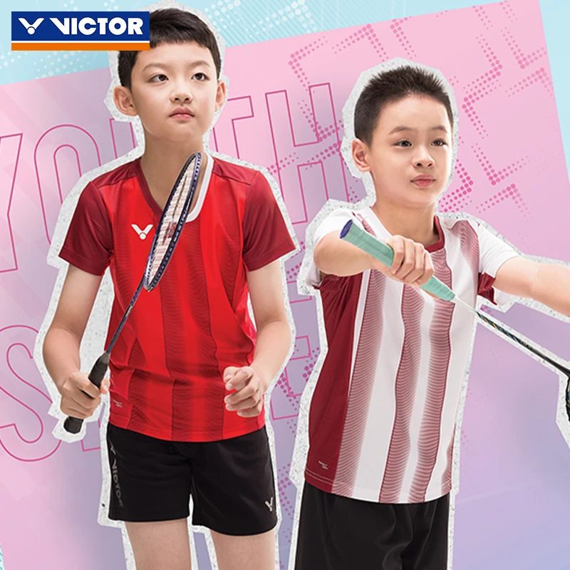 Victor/胜利威克多羽毛球服青少年儿童运动T恤高颜值T-5运动服