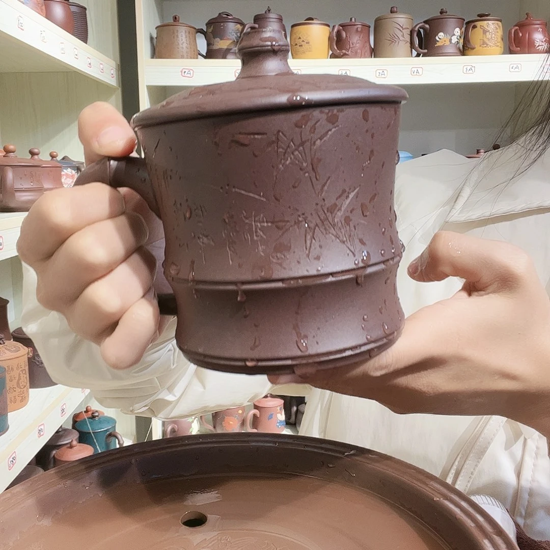紫砂茶杯手工制作