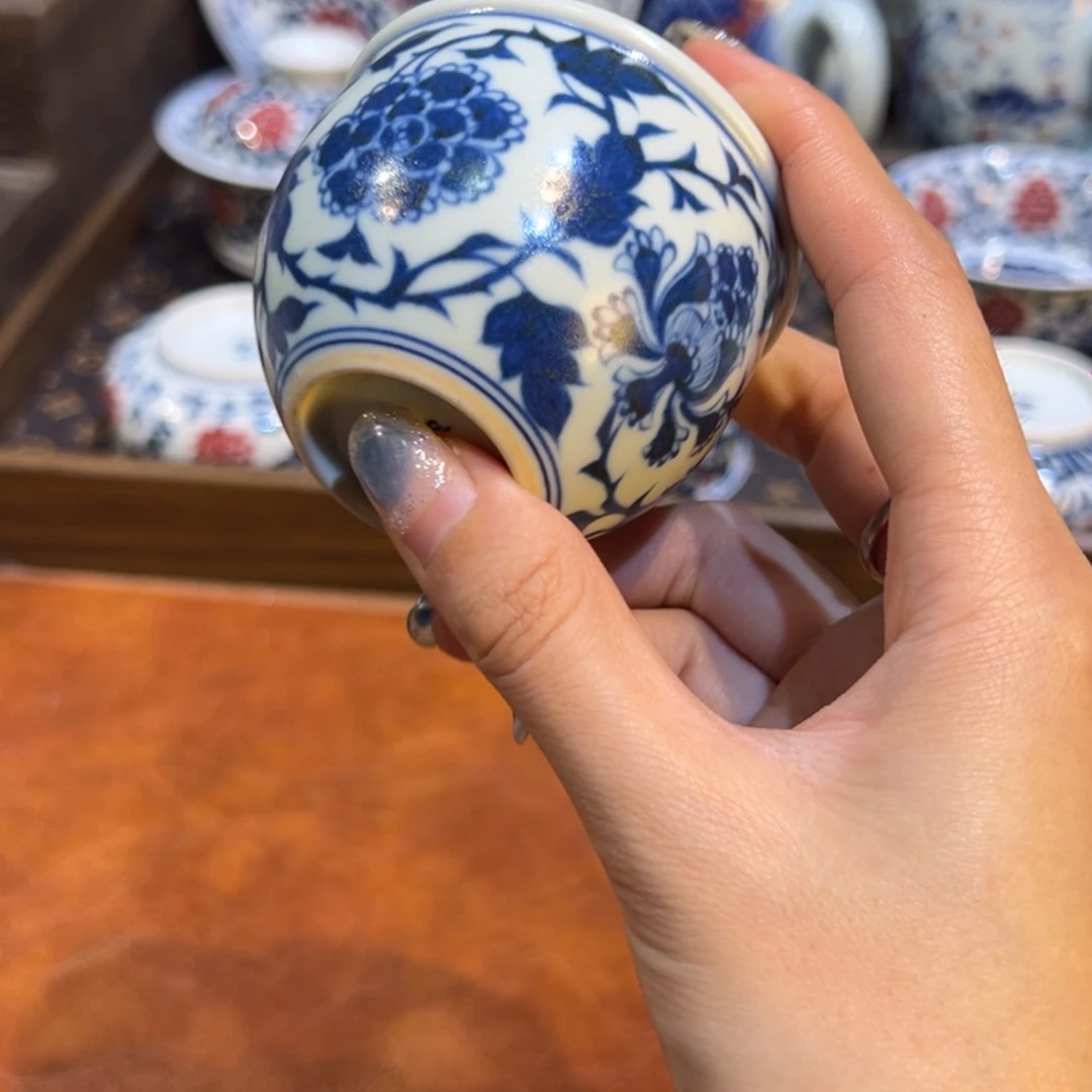 摆件陶景德镇陶瓷茶器百宝箱