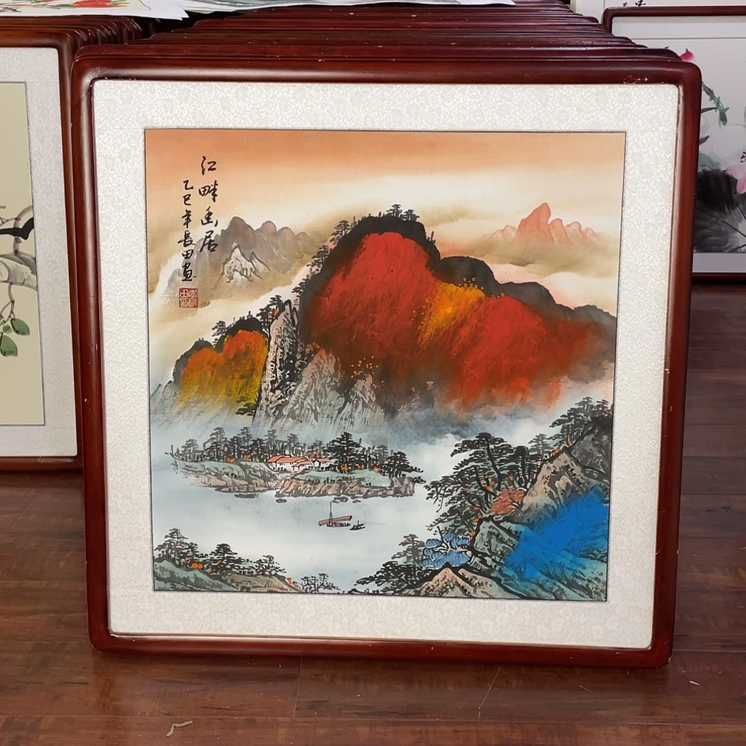 国画带框尺寸63*63厘米