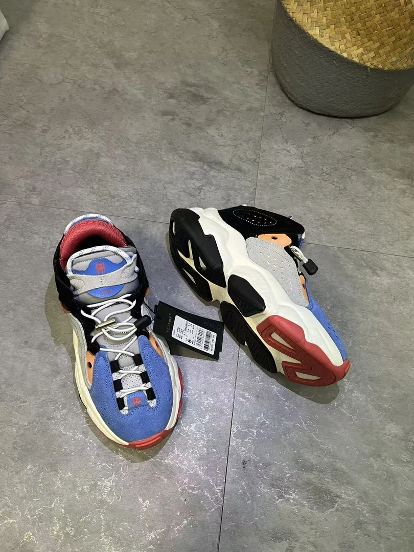 140011潮流拼色生活休闲运动时尚厚底老爹鞋