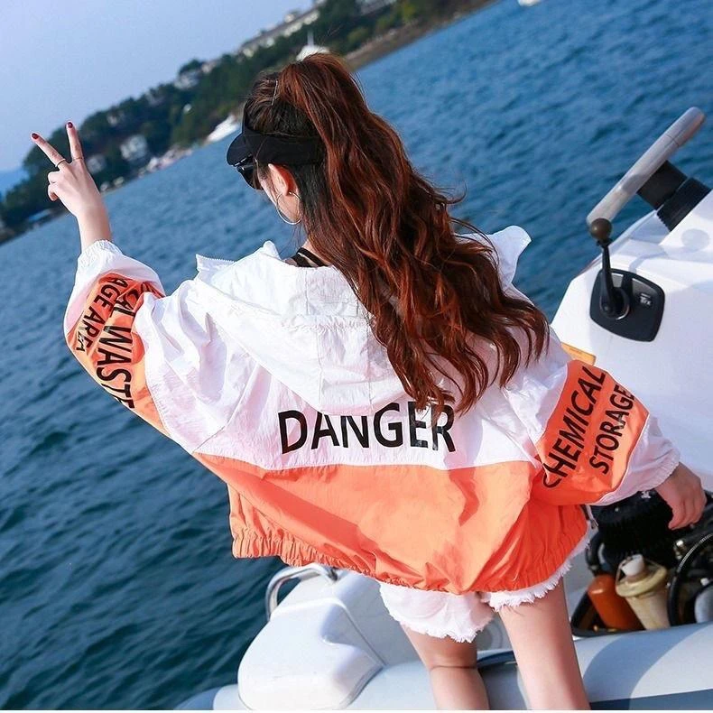 冰丝防晒衣女防紫外线2022夏季新款韩版薄款外女宽松防晒服