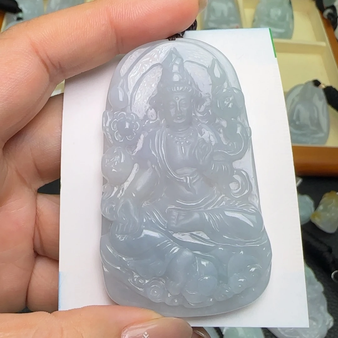 翡翠未镶嵌颈饰