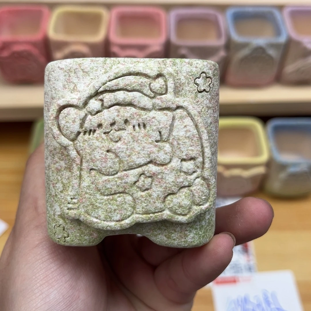 5*5.5 贴片手工盆一个元旦福利