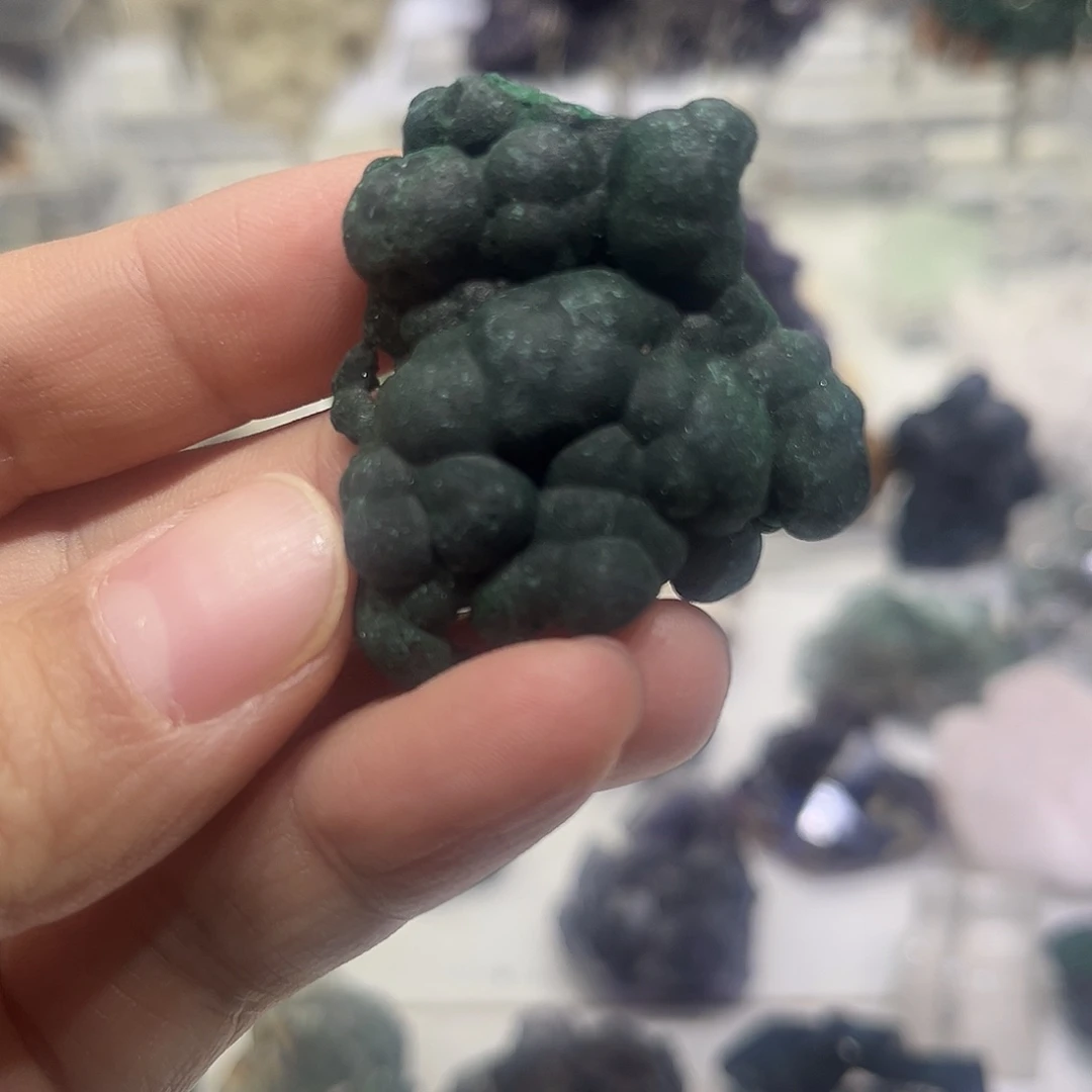 石材绿色孔雀石片