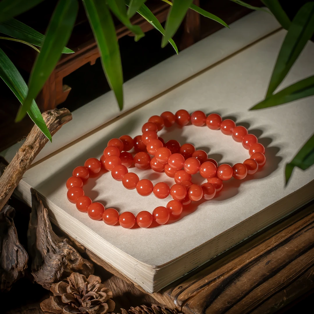 【世间臻宝】冰红圆珠手串/DQ112/10mm+/多样性发一件