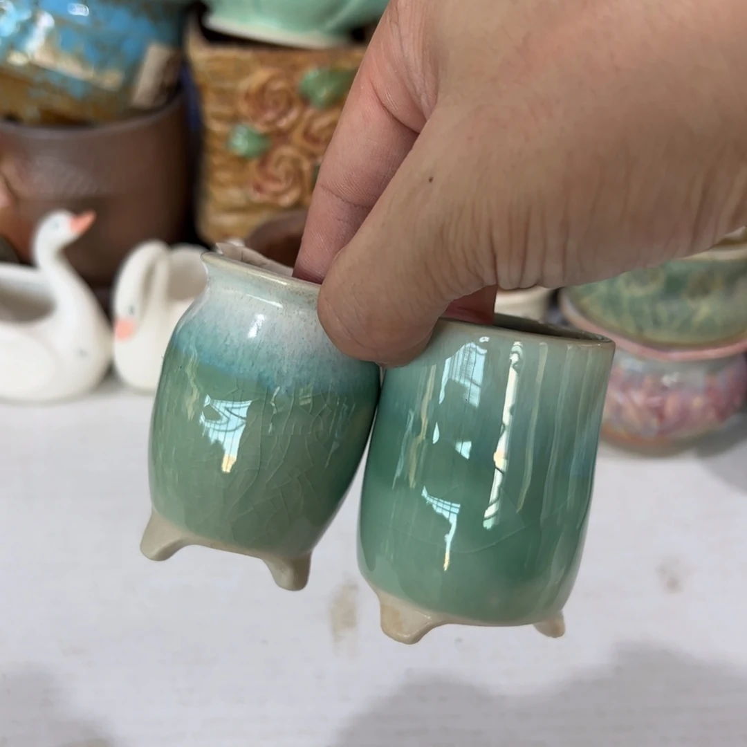 陶瓷多肉小花盆@@1946