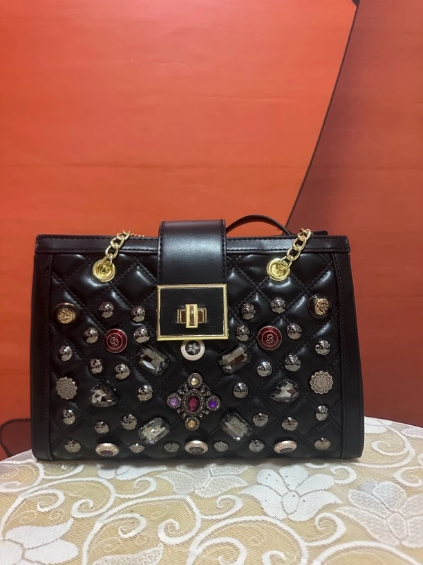 女包气质时尚单肩百搭女士黑色