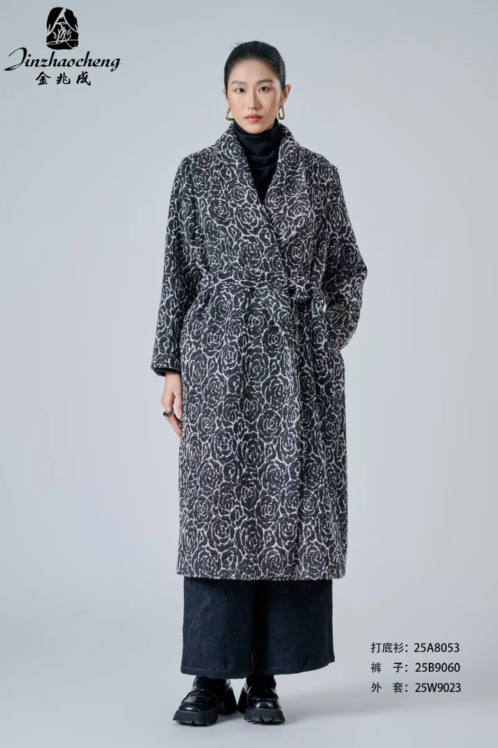 【敏敏家】新款羊毛大衣9023款