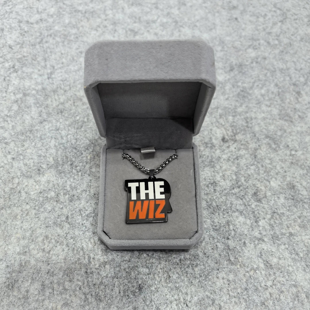 钛钢项链 饰品屋-WIZ轻奢潮流双面珐琅项链（不带盒）