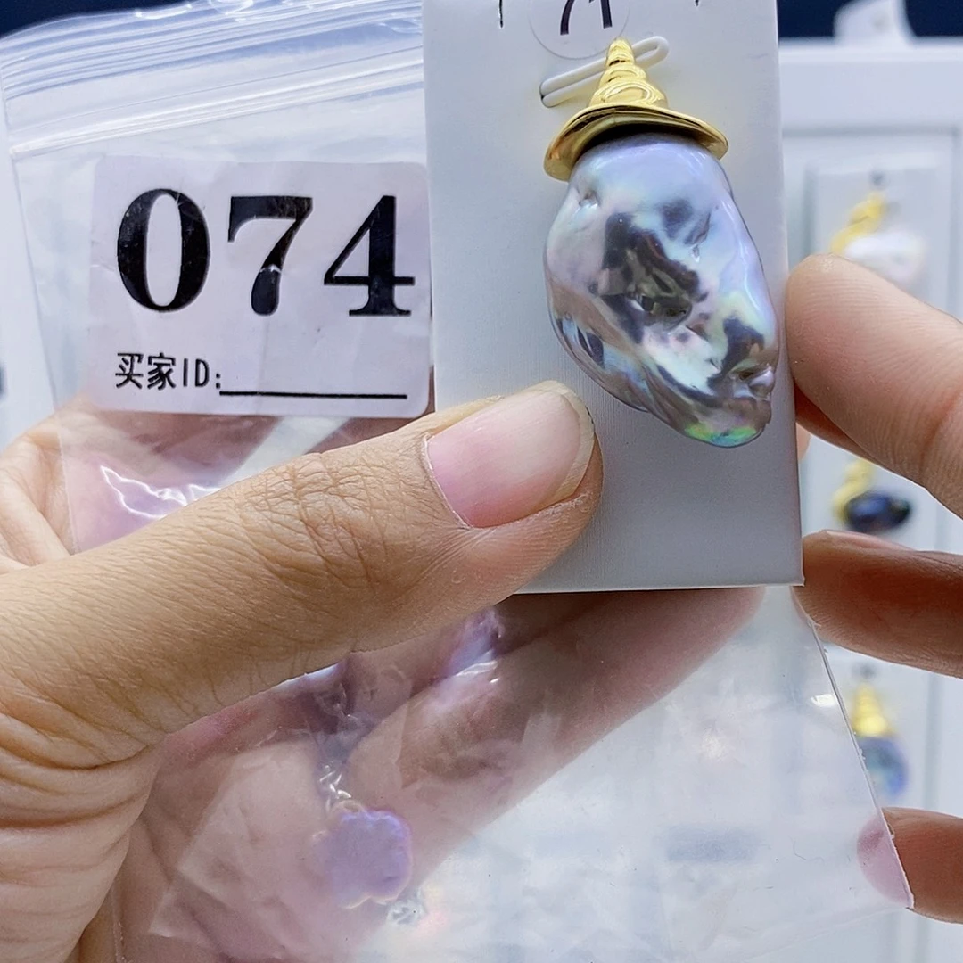 颈饰淡水珍珠钛钢