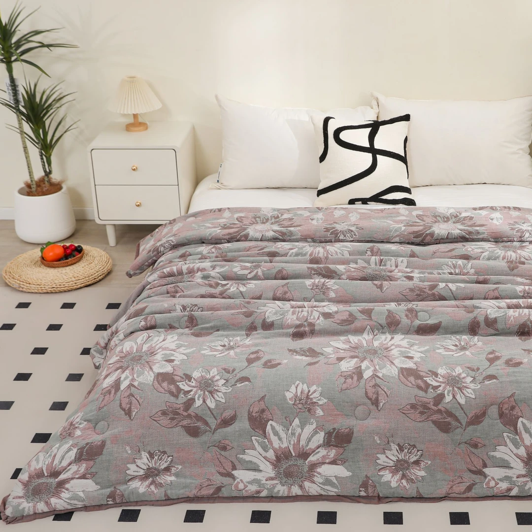 XDONGY（冬云家纺）150*200 双层纱蚕蛹蛋白肽 向阳花开 夏被