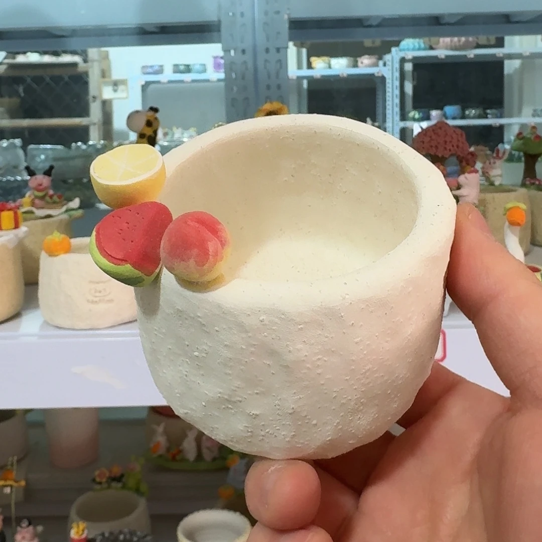 厂家直销手工花盆摆件