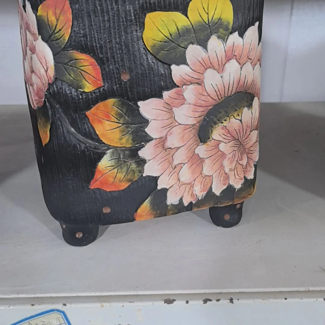 红泥花盆景德镇花盆