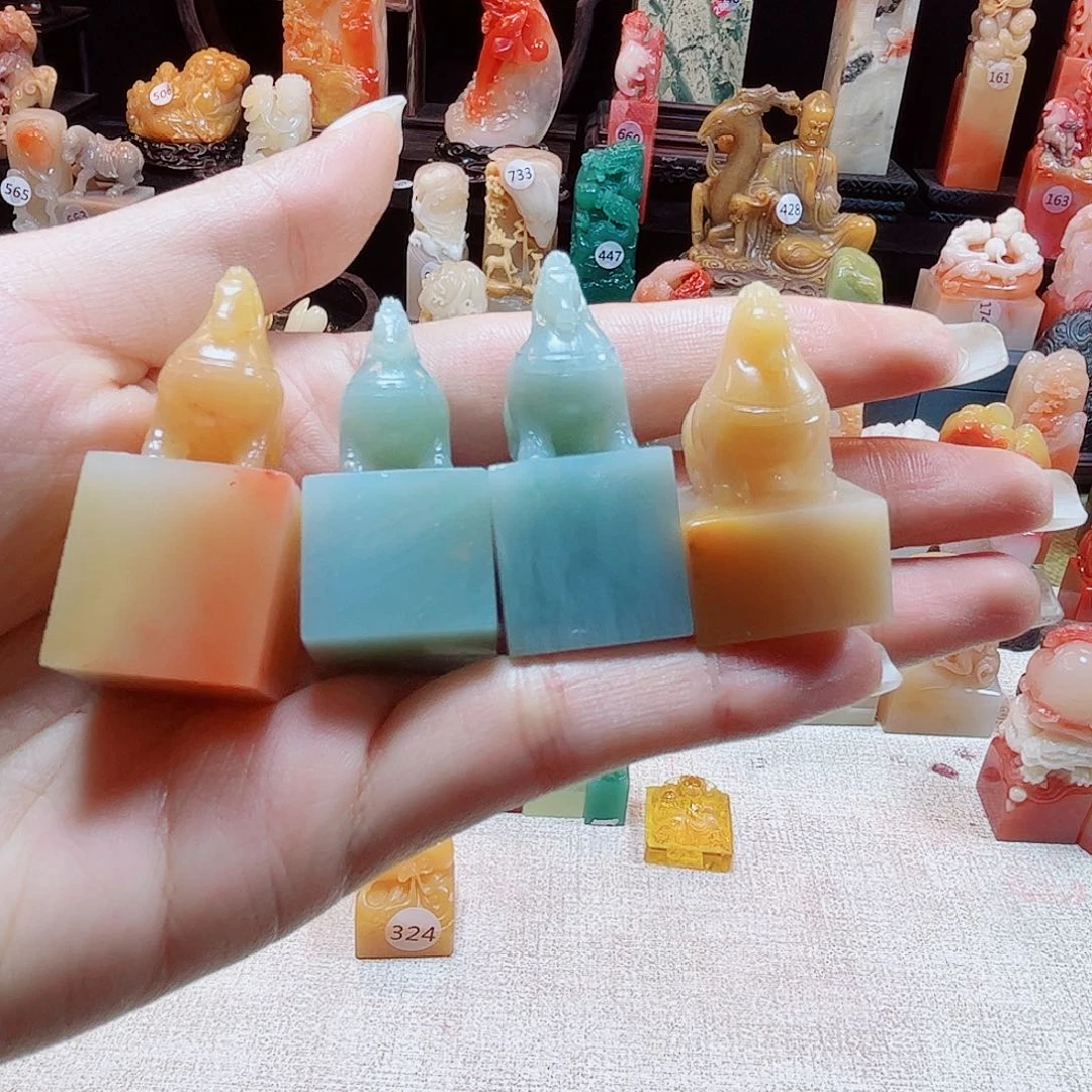 寿山石印石❄️*寿山石印章