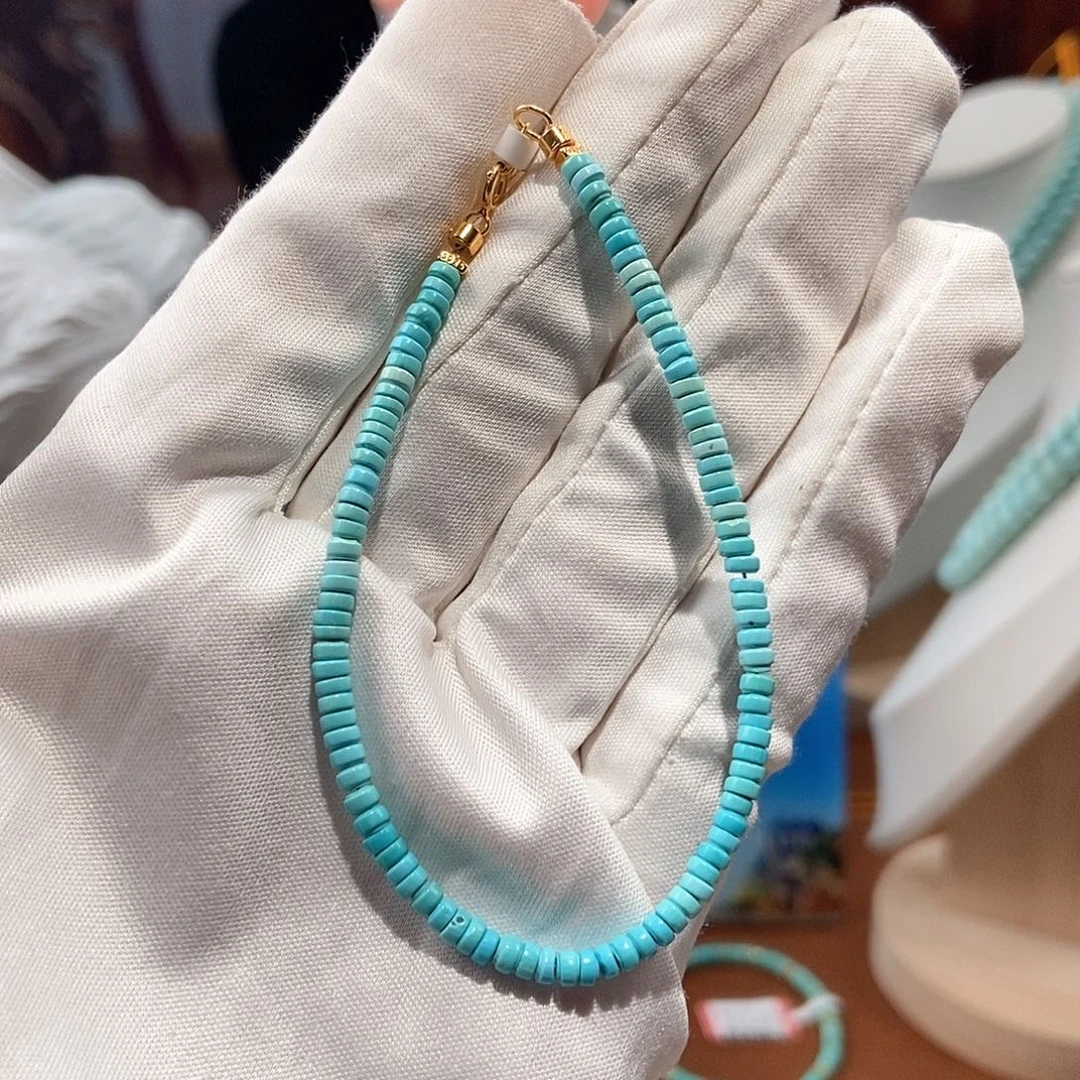 绿松石未镶嵌直切单圈卡3+