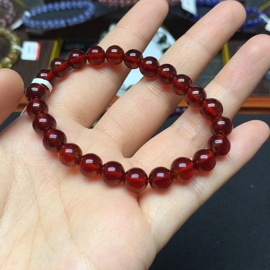 石榴石手串未镶嵌
