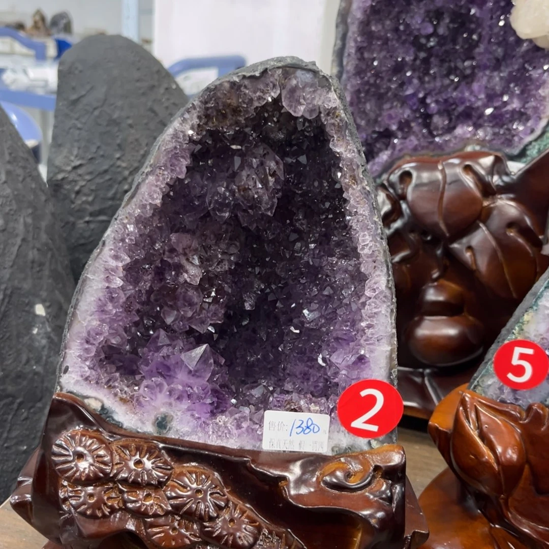未镶嵌摆件紫晶水晶