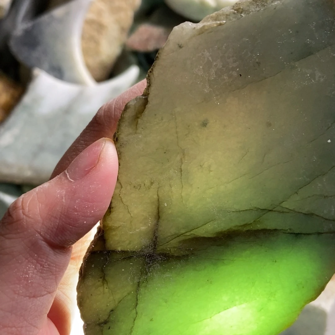 翡翠未镶嵌挂件天然翡翠