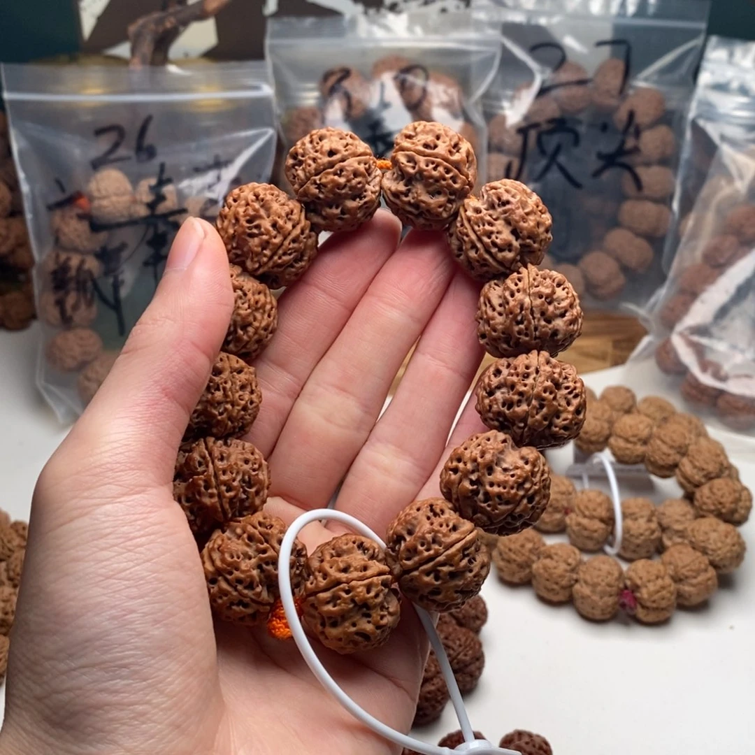 金刚菩提手串24安娜双龙梅花超头