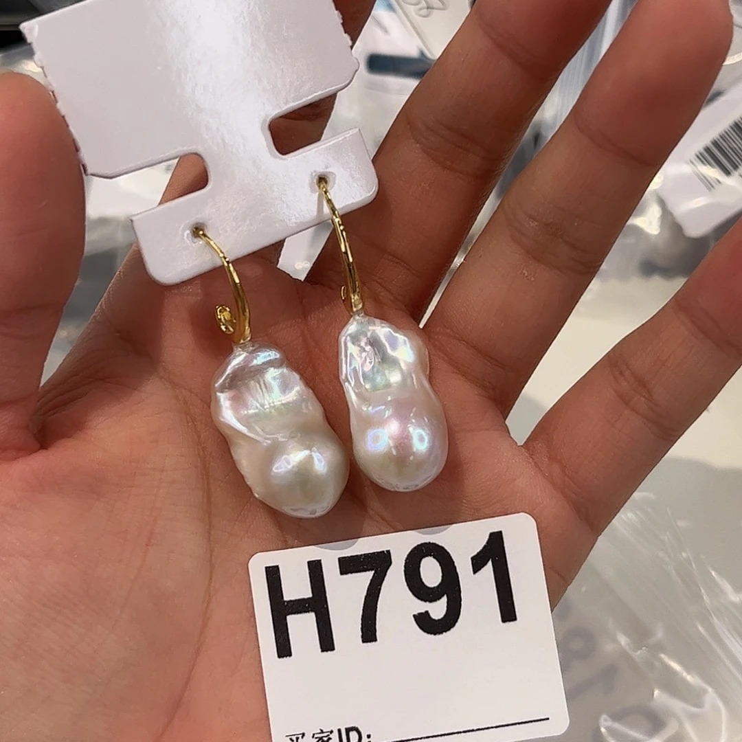 耳饰合金淡水珍珠