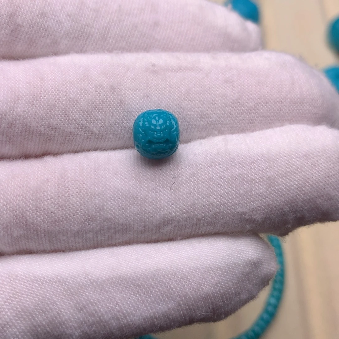 绿松石未镶嵌绿松石龙珠8