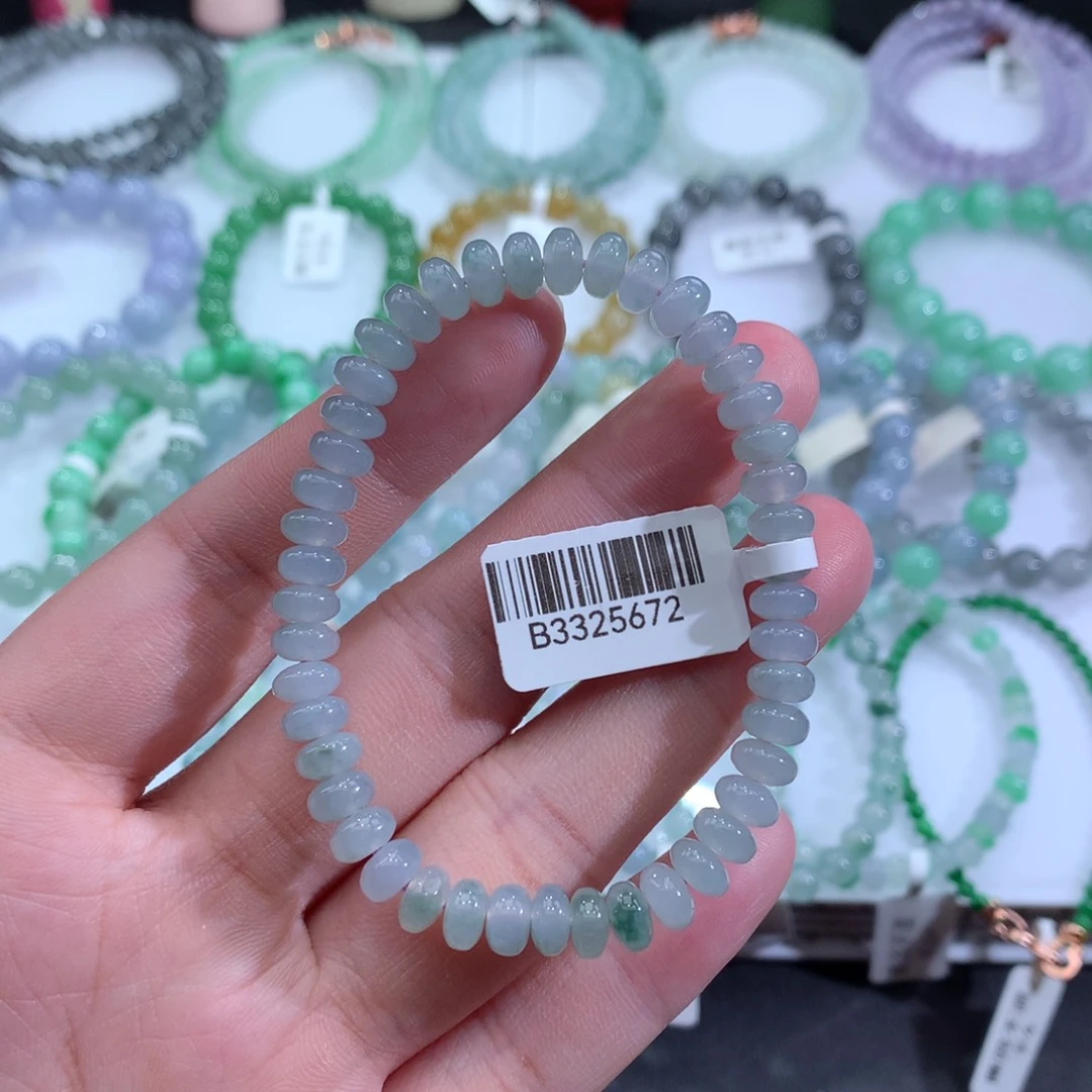 翡翠手链未镶嵌天然