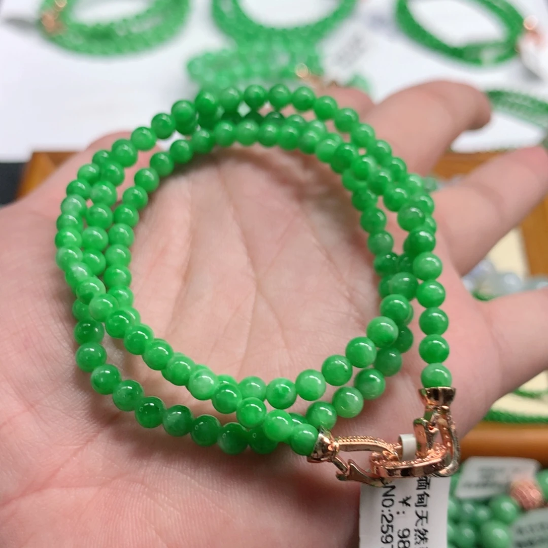 翡翠未镶嵌手链翡翠