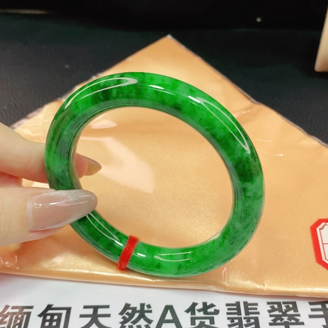 未镶嵌手镯翡翠55.3圆镯