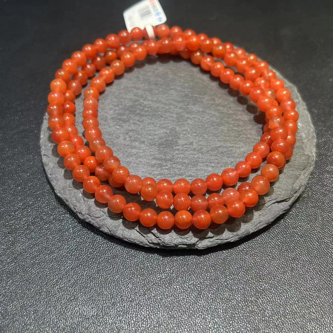 【龙龙珠宝严选】南红多圈手串5m/yz01448多样性发其一