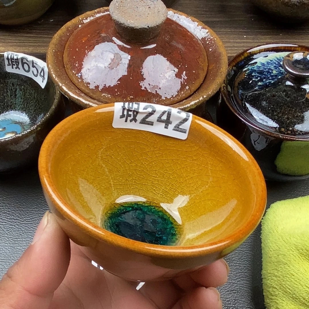 茶盏微瑕建盏主人杯子