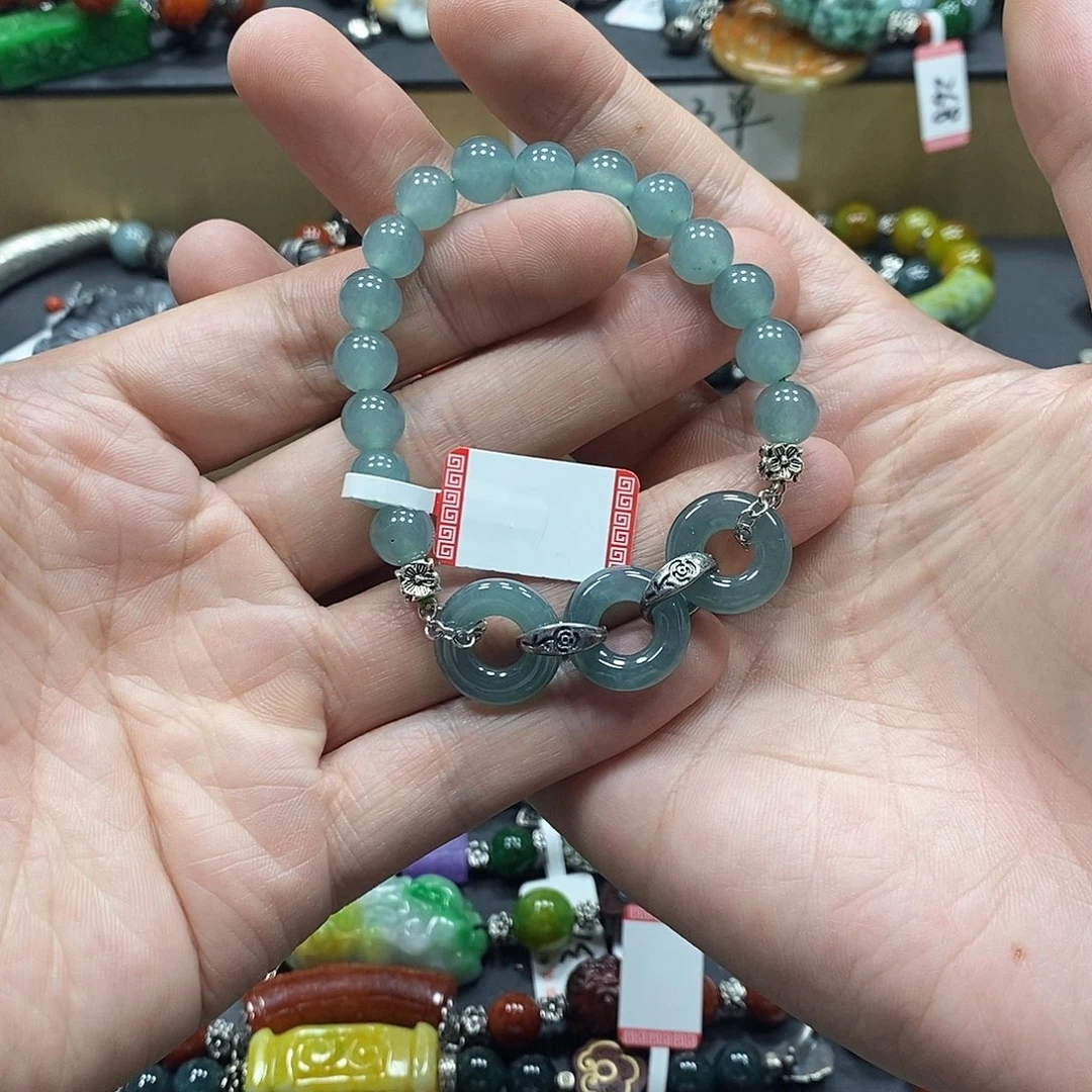 未镶嵌手链翡翠手链