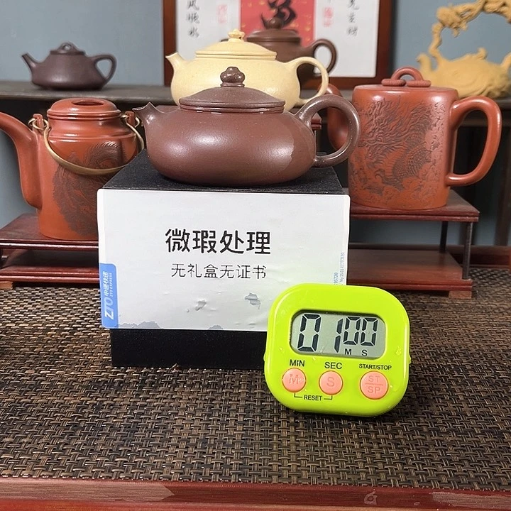 紫砂茶壶我***喜宜兴原矿手工紫砂壶