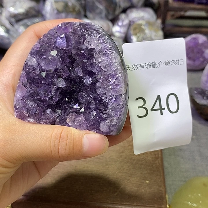 珠宝半成品未镶嵌紫晶