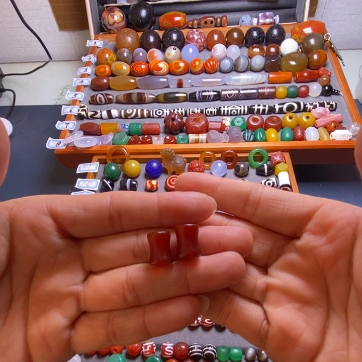 玛瑙/玉髓未镶嵌巴西玛瑙饰品桶珠