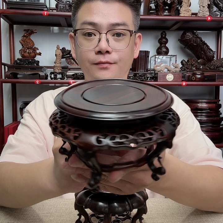 微凹黄檀工艺品底座