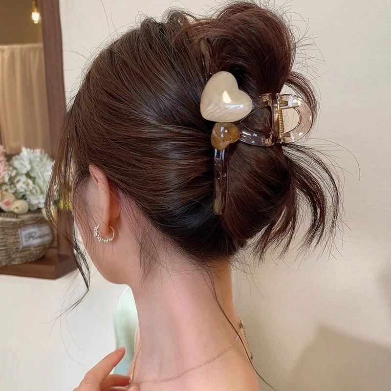 发量多抓夹发夹女后脑勺夹子头饰年新款盘发大号气质发卡夏季1239