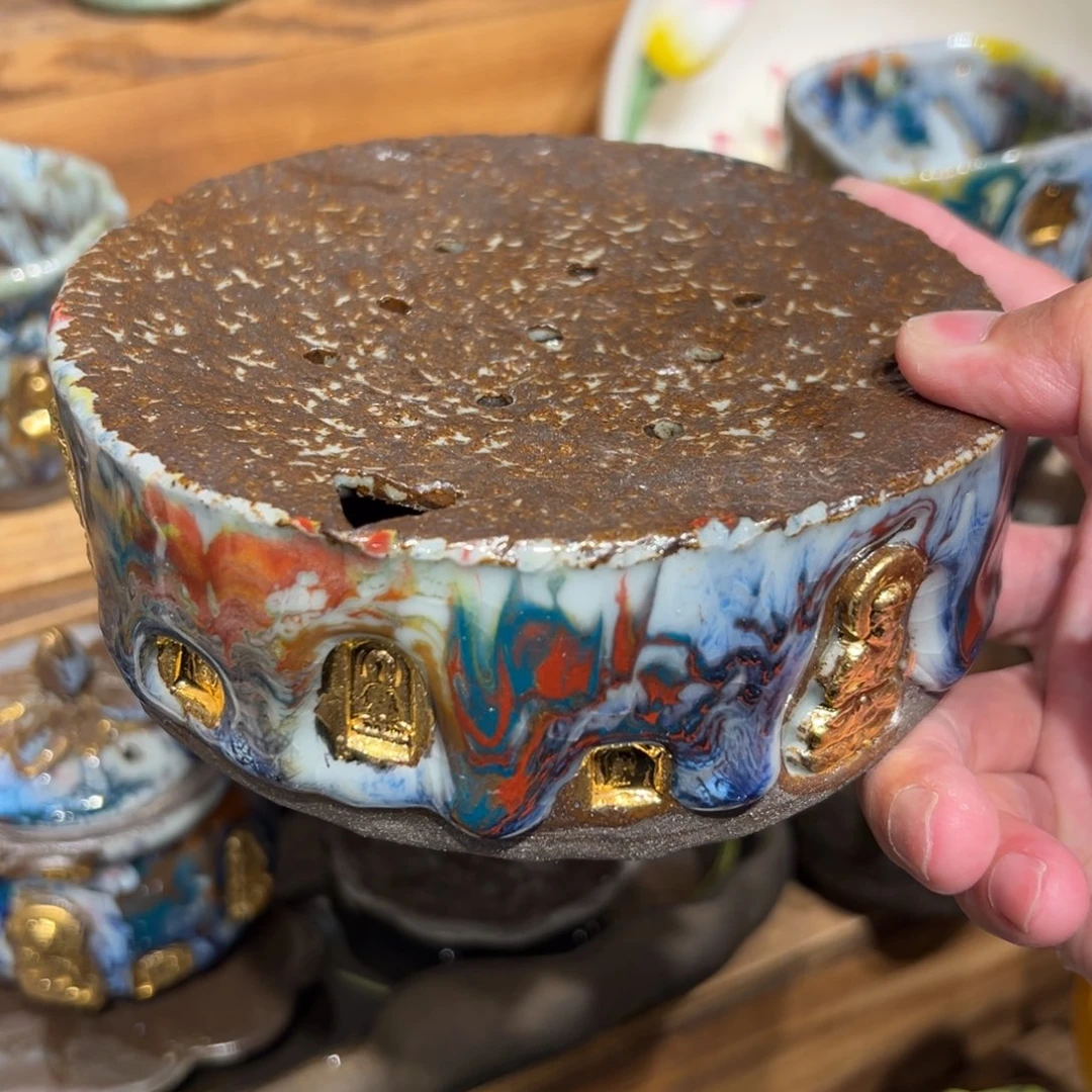 复古风格老陶泥系列茶盘茶具摆件