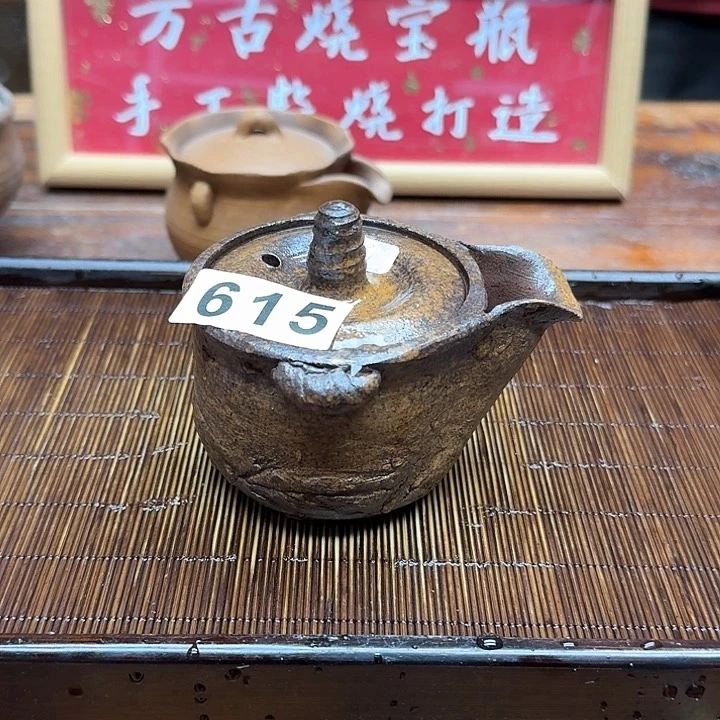 纯手工制作粗陶茶具