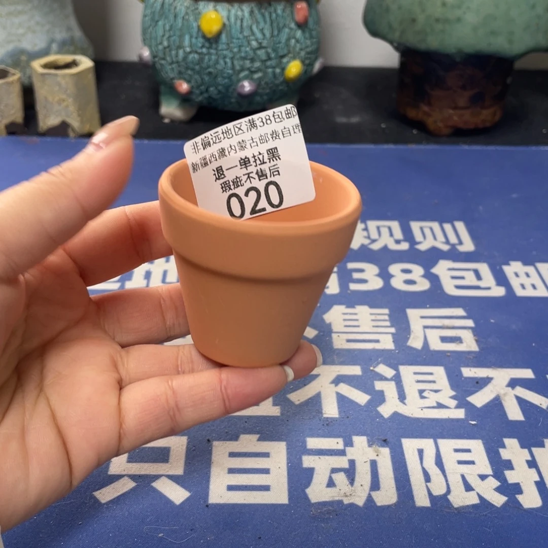 微瑕陶艺多肉花盆20