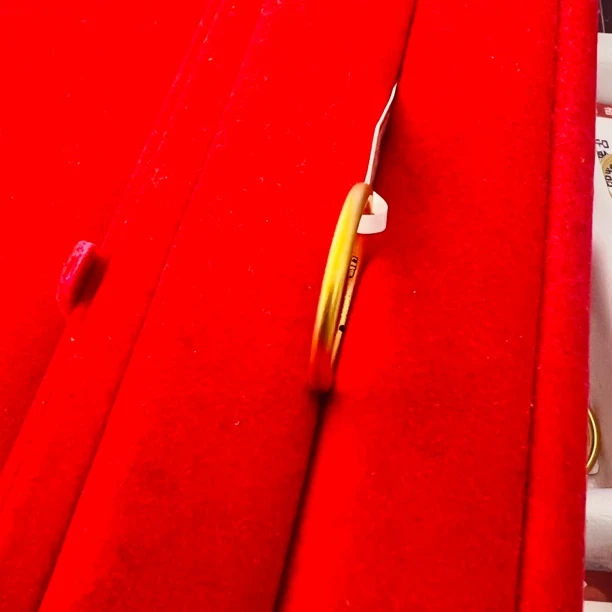 【思思专享】足金999 古法素款 GP 0.91 14#纳金添福