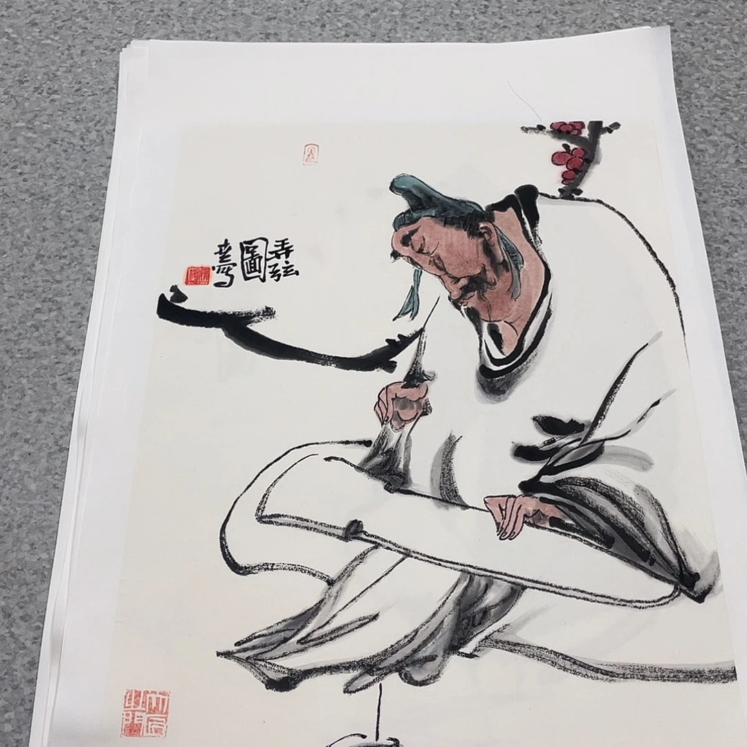 国画1.4平尺国画作品