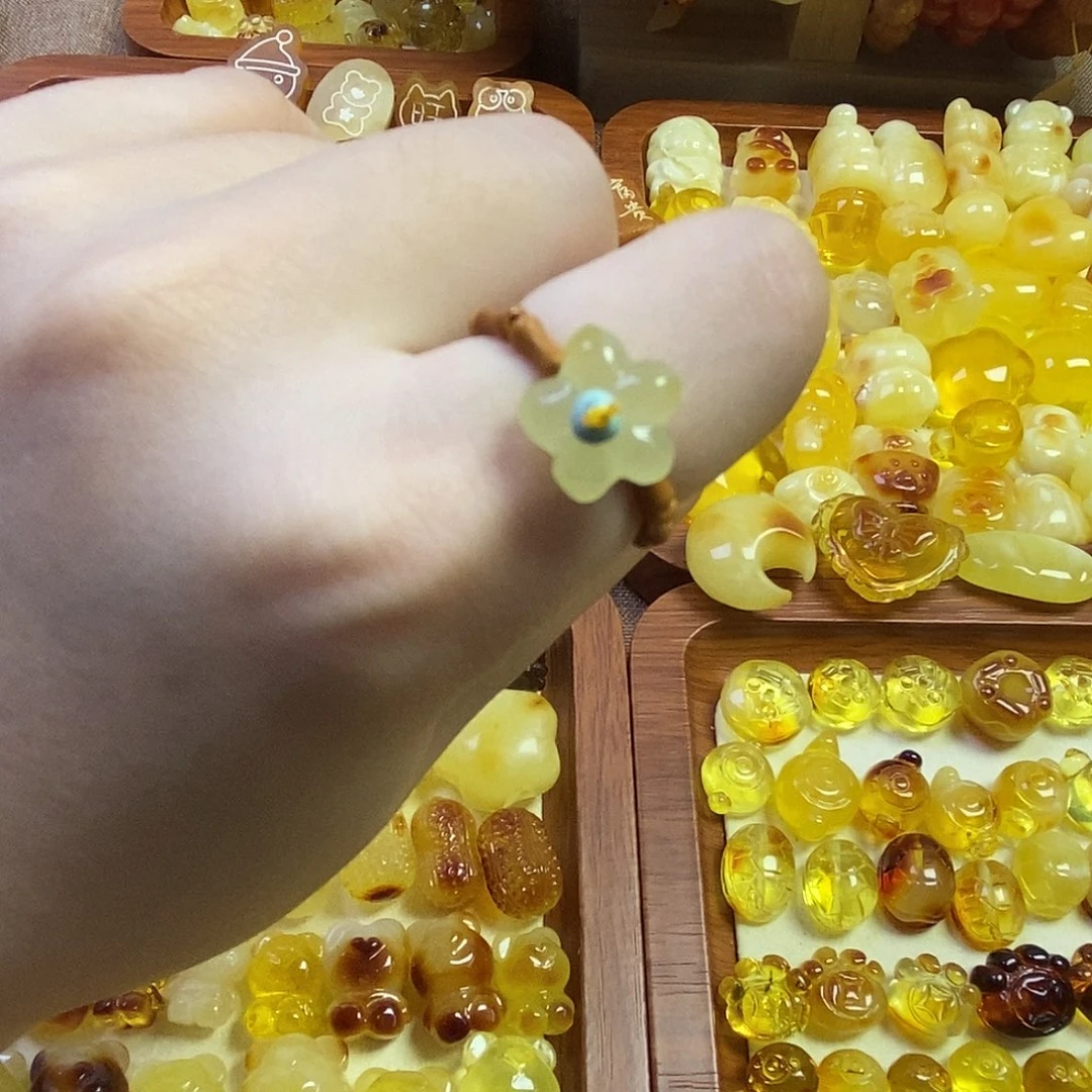 吊坠橄榄核开播福利戒指