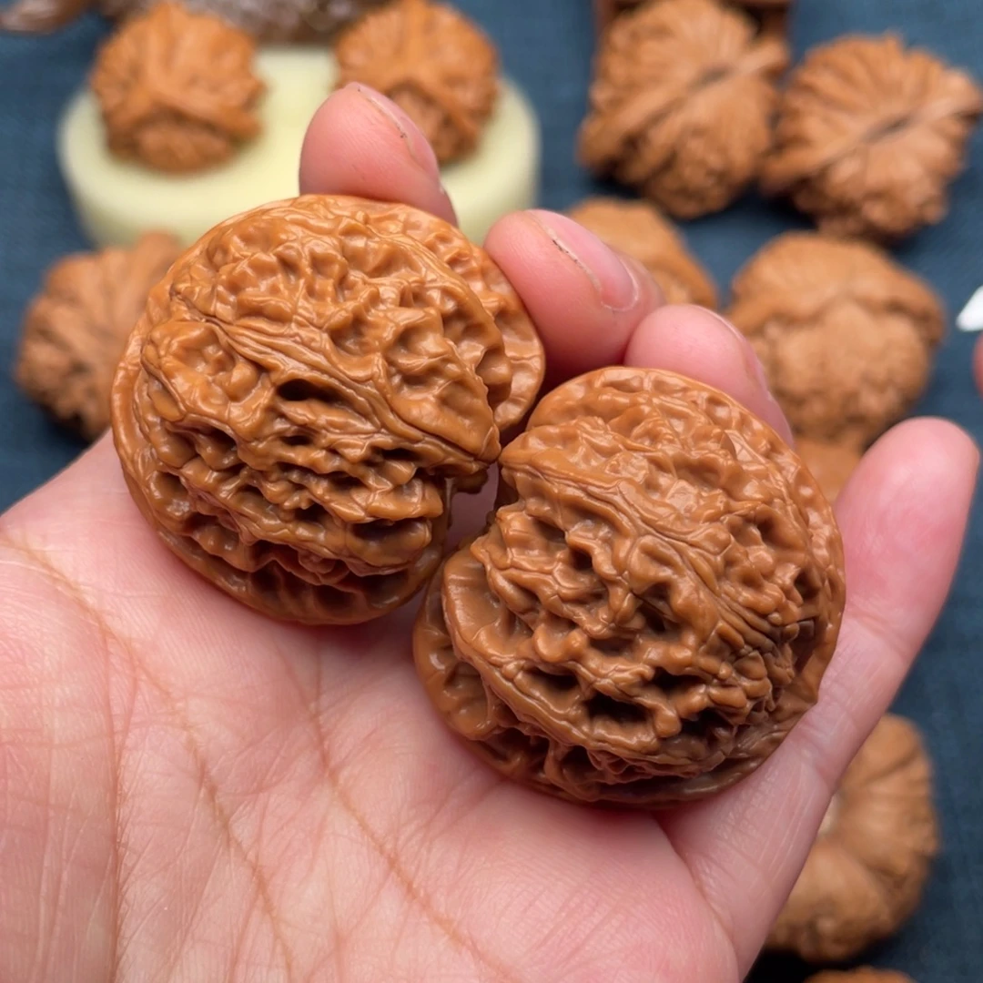 文玩核桃把件38球苹果