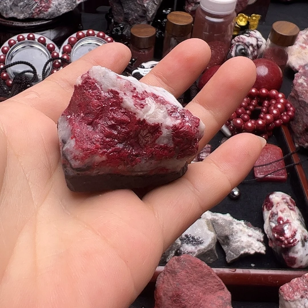 草***。天然辰砂天然朱砂原石