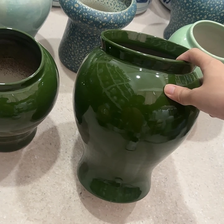 白泥花盆正品有孔