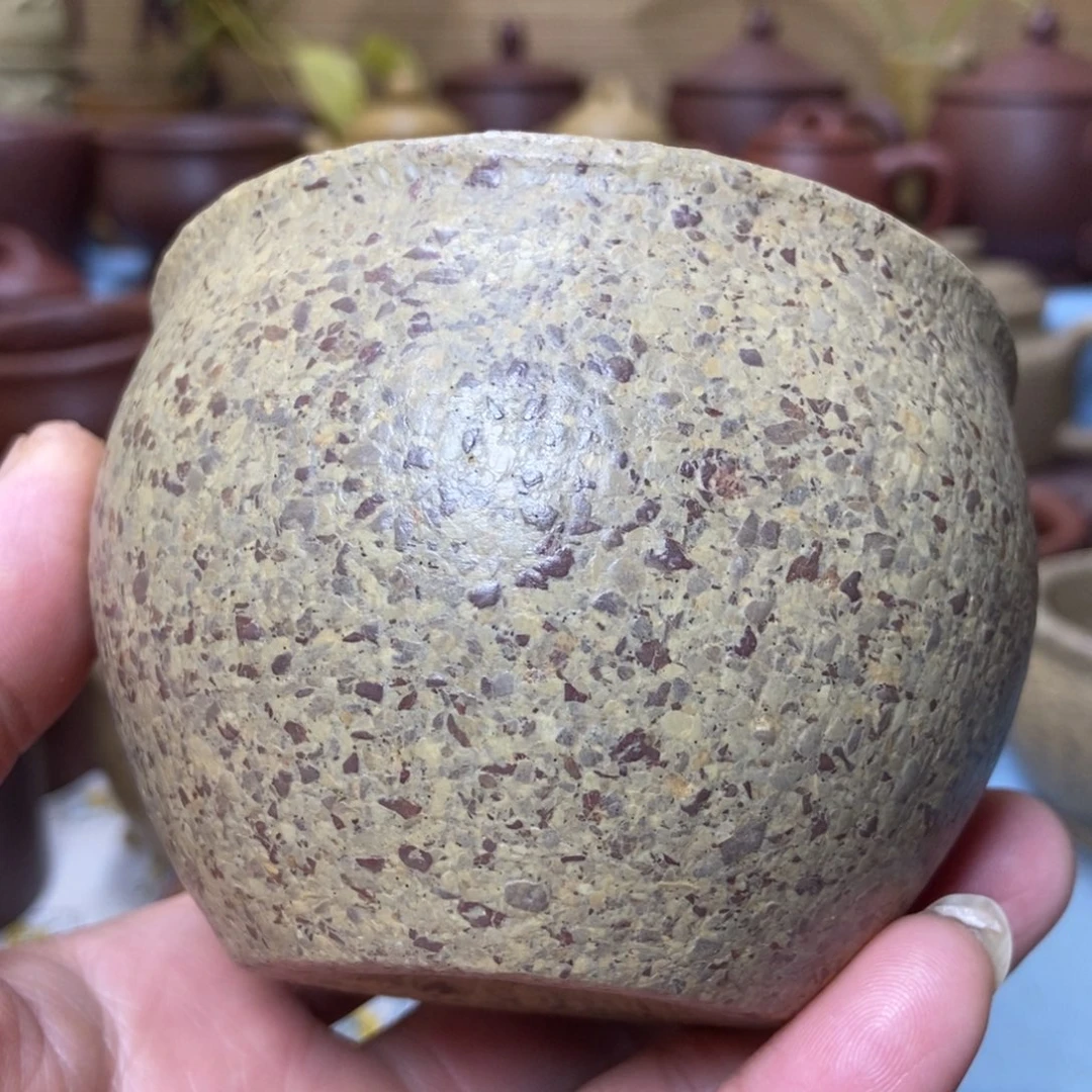 茶杯紫砂八目全砂手工泥230毫升