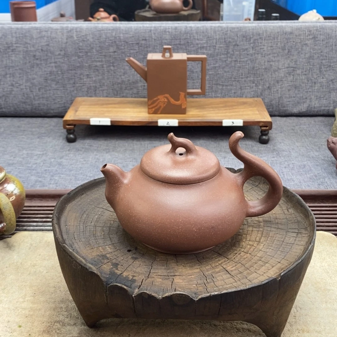 紫砂茶壶宜兴紫砂300容量艺术