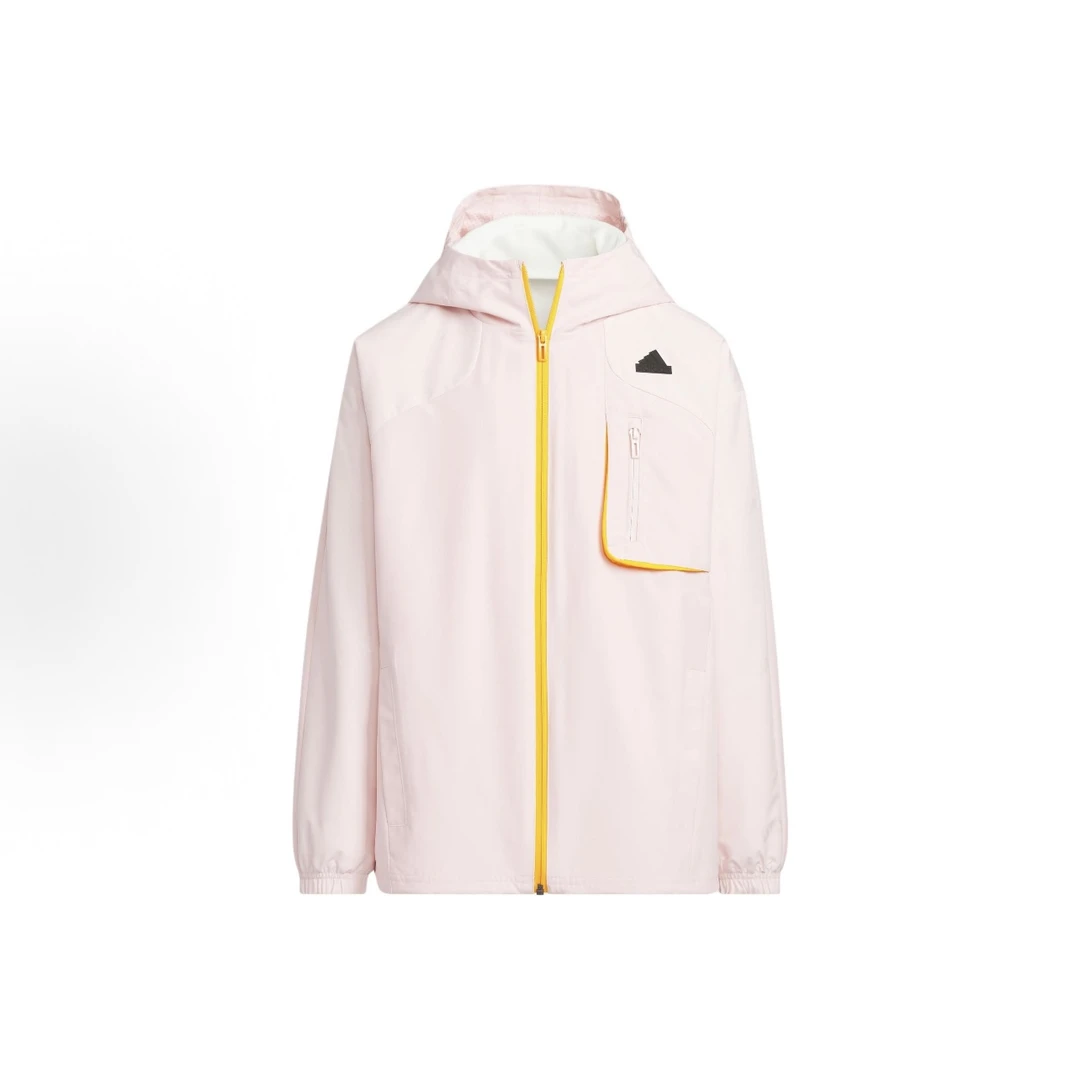 adidas/阿迪达斯 女大童JK2IN1梭织内胆运动休闲连帽外套 JC9375