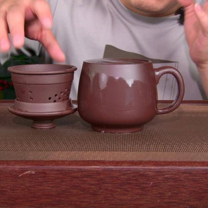 茶杯紫砂高货放漏